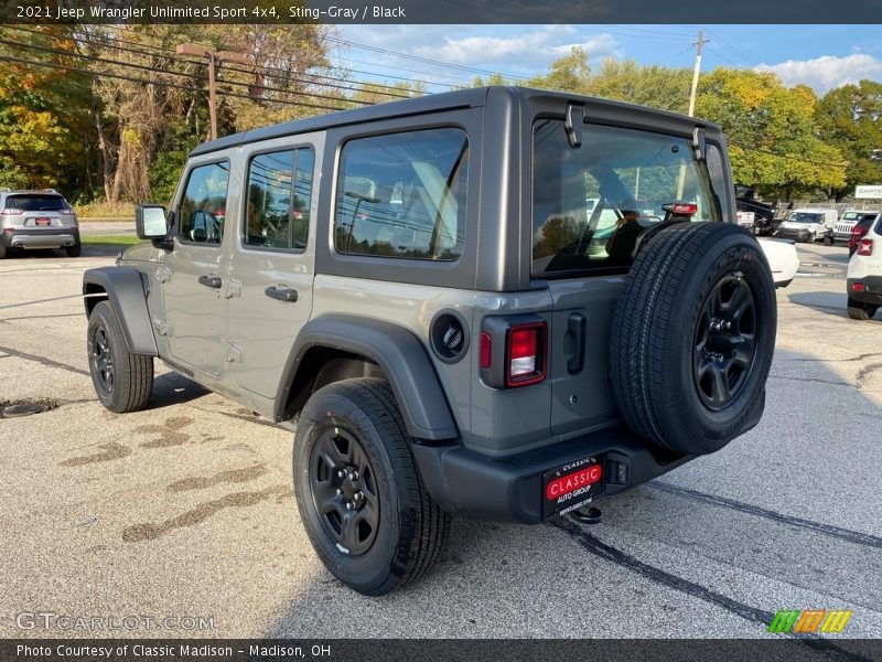 Sting-Gray / Black 2021 Jeep Wrangler Unlimited Sport 4x4