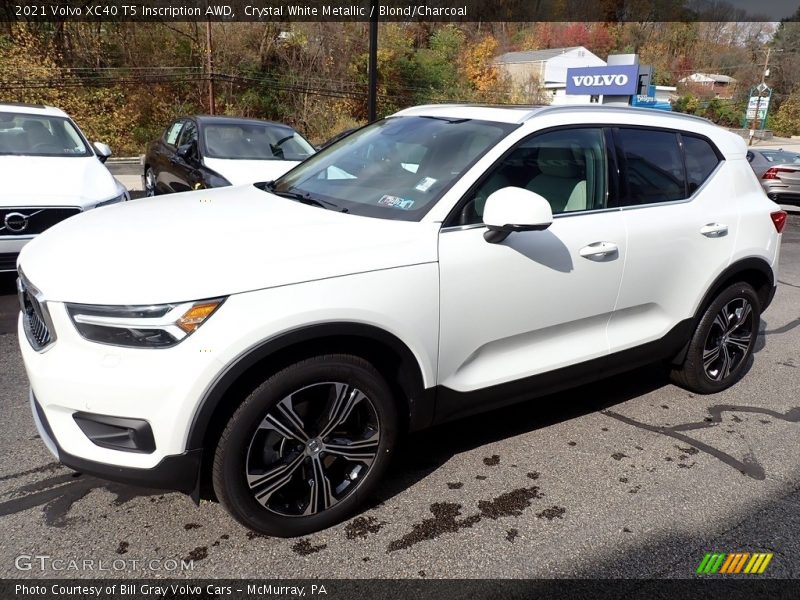  2021 XC40 T5 Inscription AWD Crystal White Metallic