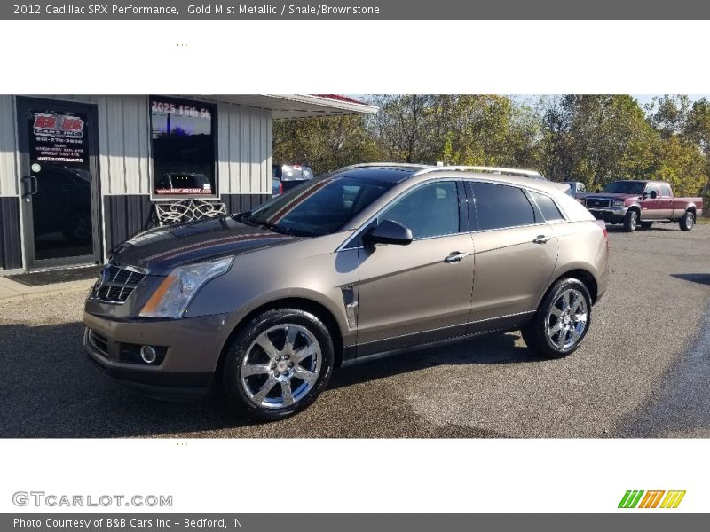 Gold Mist Metallic / Shale/Brownstone 2012 Cadillac SRX Performance