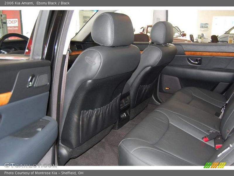 Ebony Black / Black 2006 Kia Amanti