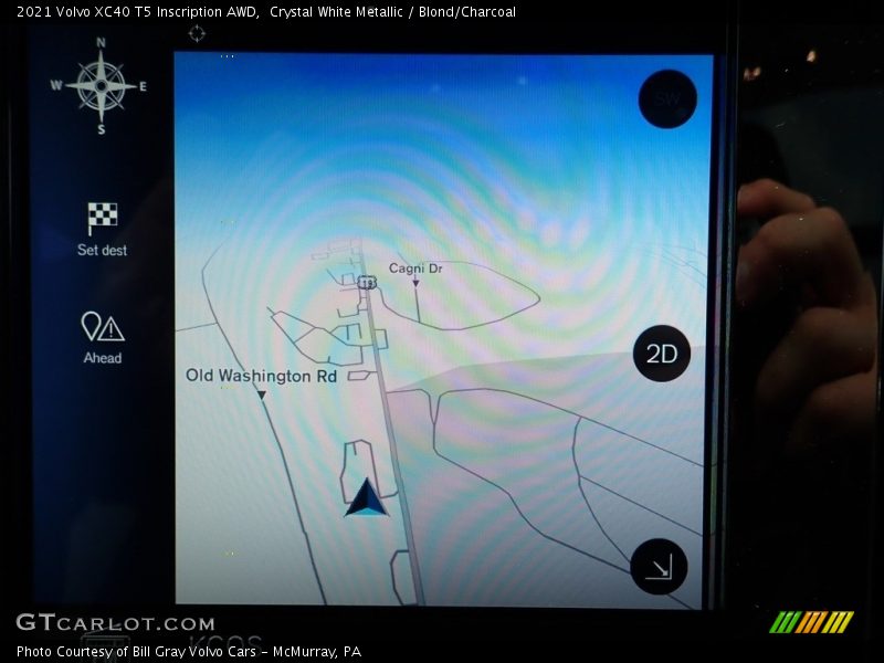 Navigation of 2021 XC40 T5 Inscription AWD