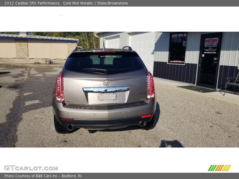 Gold Mist Metallic / Shale/Brownstone 2012 Cadillac SRX Performance