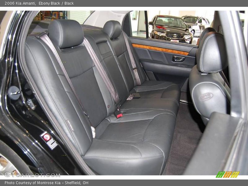 Ebony Black / Black 2006 Kia Amanti