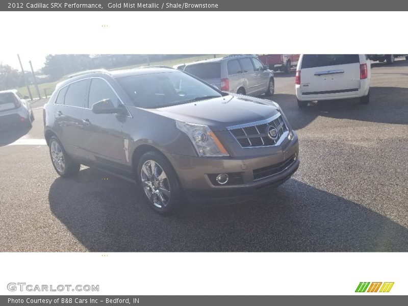 Gold Mist Metallic / Shale/Brownstone 2012 Cadillac SRX Performance