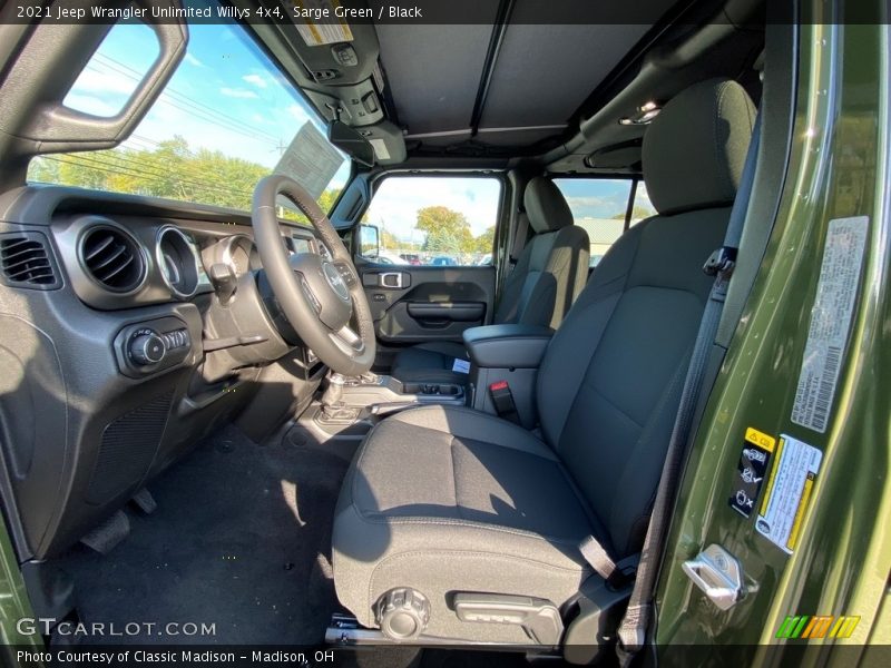Sarge Green / Black 2021 Jeep Wrangler Unlimited Willys 4x4