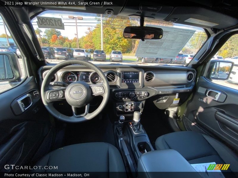Sarge Green / Black 2021 Jeep Wrangler Unlimited Willys 4x4