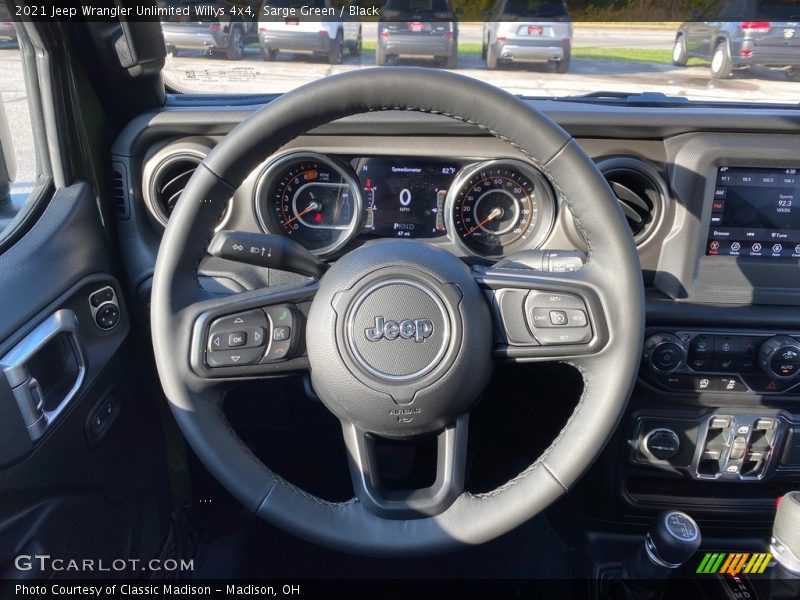 Sarge Green / Black 2021 Jeep Wrangler Unlimited Willys 4x4