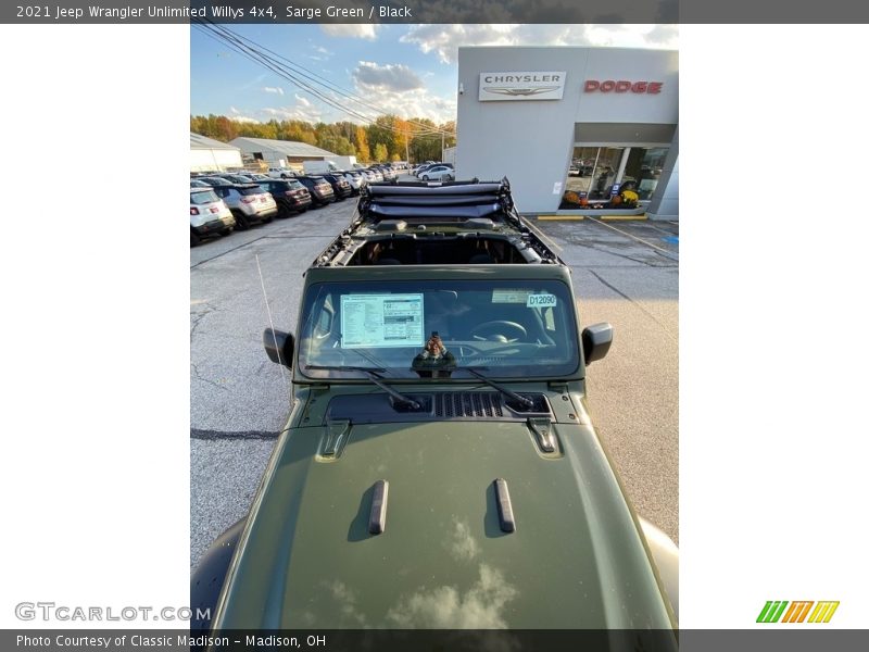 Sarge Green / Black 2021 Jeep Wrangler Unlimited Willys 4x4