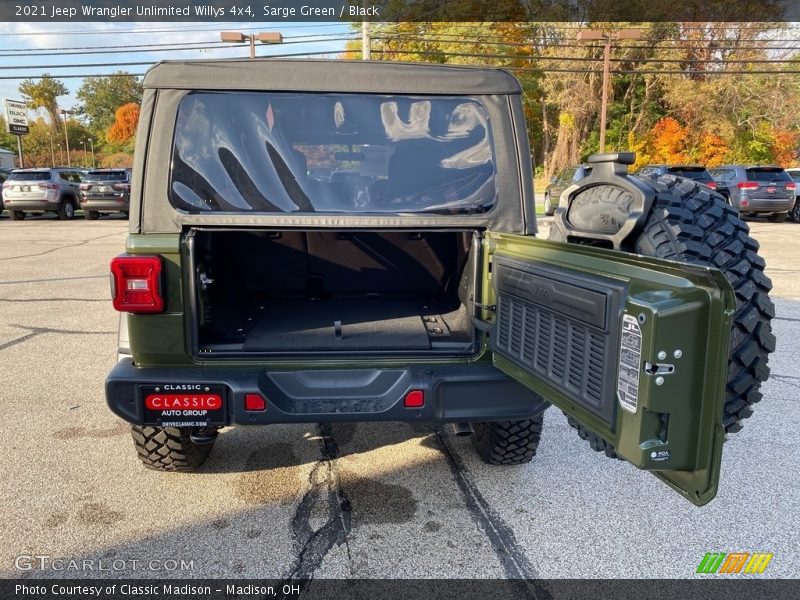 Sarge Green / Black 2021 Jeep Wrangler Unlimited Willys 4x4