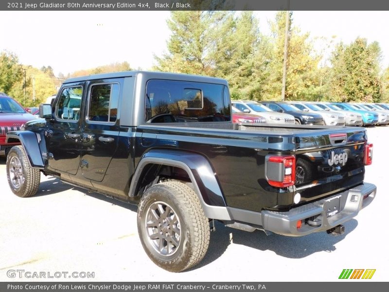 Black / Black 2021 Jeep Gladiator 80th Anniversary Edition 4x4