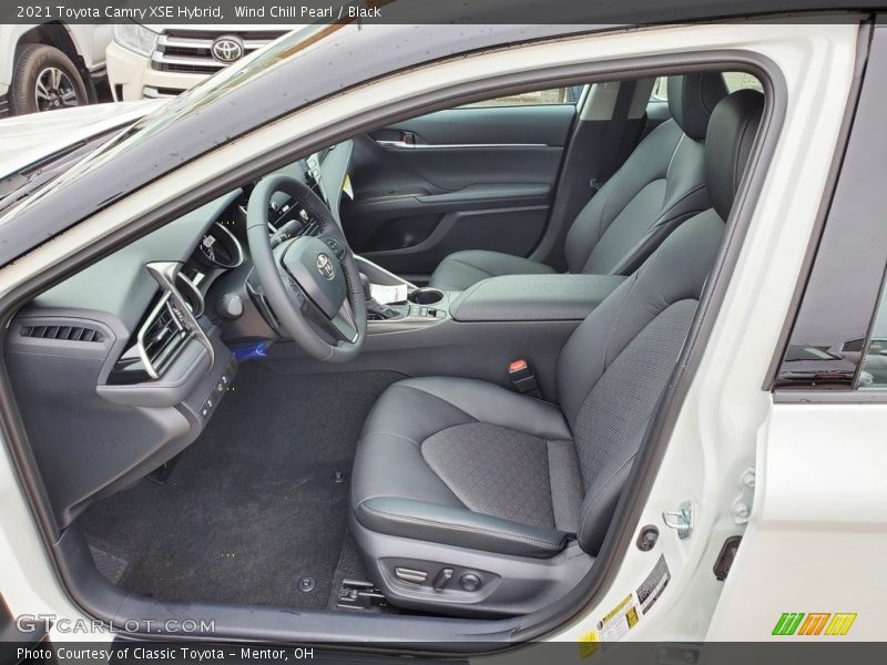 Front Seat of 2021 Camry XSE Hybrid