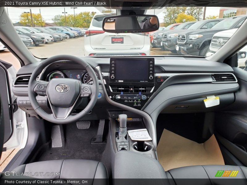  2021 Camry XSE Hybrid Black Interior