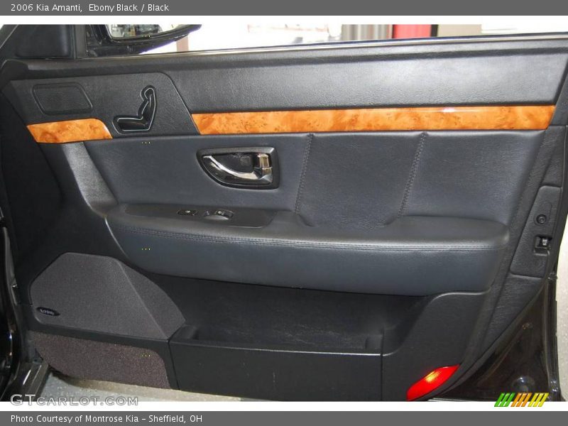 Ebony Black / Black 2006 Kia Amanti