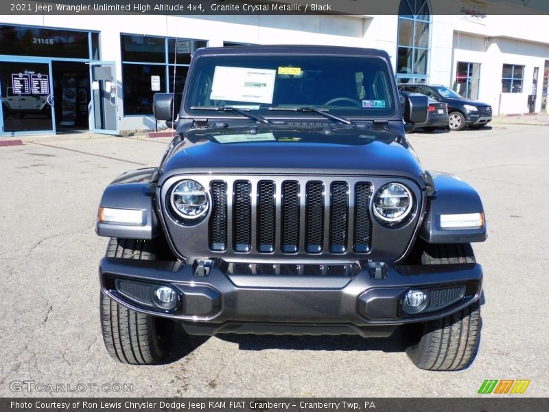 Granite Crystal Metallic / Black 2021 Jeep Wrangler Unlimited High Altitude 4x4