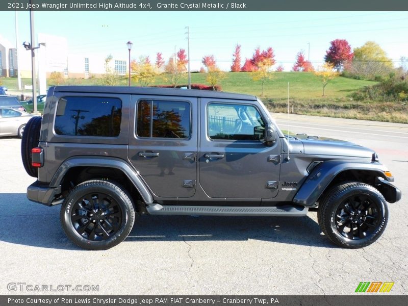 Granite Crystal Metallic / Black 2021 Jeep Wrangler Unlimited High Altitude 4x4