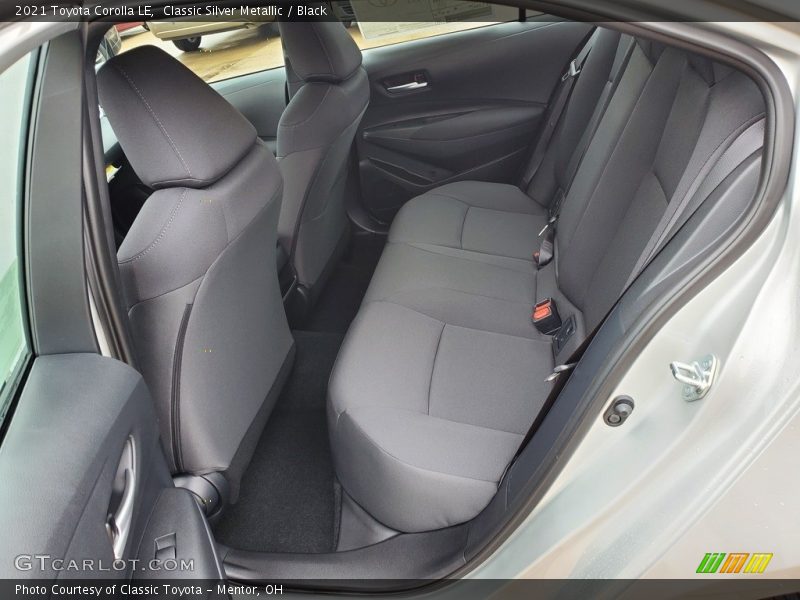 Rear Seat of 2021 Corolla LE