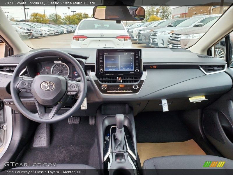 Dashboard of 2021 Corolla LE