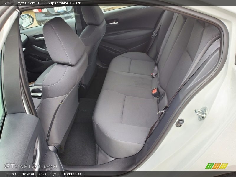 Rear Seat of 2021 Corolla LE