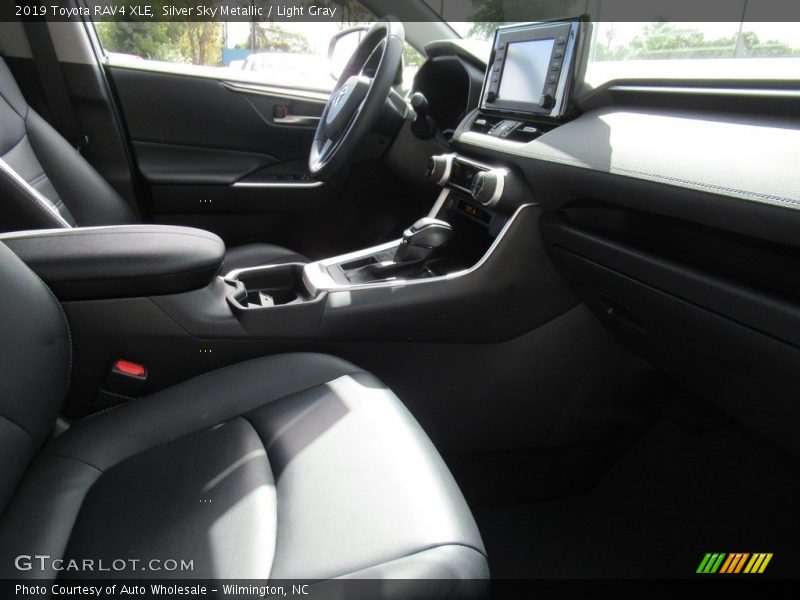 Silver Sky Metallic / Light Gray 2019 Toyota RAV4 XLE