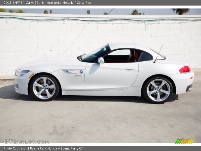  2015 Z4 sDrive28i Mineral White Metallic
