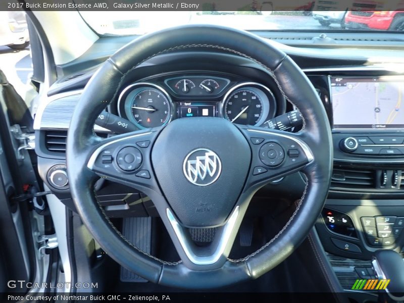 Galaxy Silver Metallic / Ebony 2017 Buick Envision Essence AWD