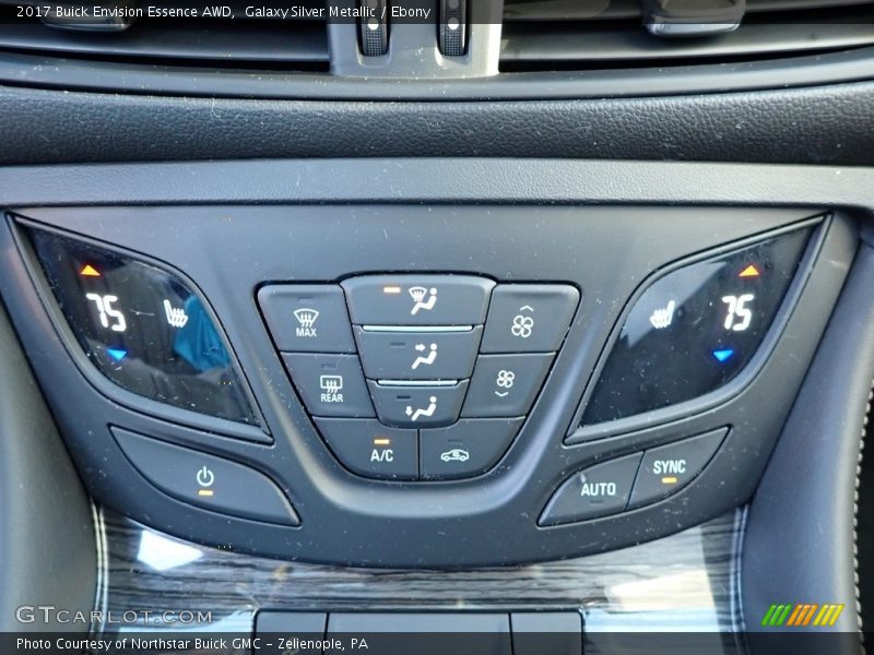 Galaxy Silver Metallic / Ebony 2017 Buick Envision Essence AWD