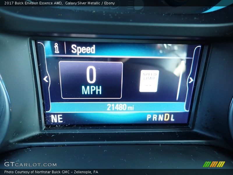 Galaxy Silver Metallic / Ebony 2017 Buick Envision Essence AWD