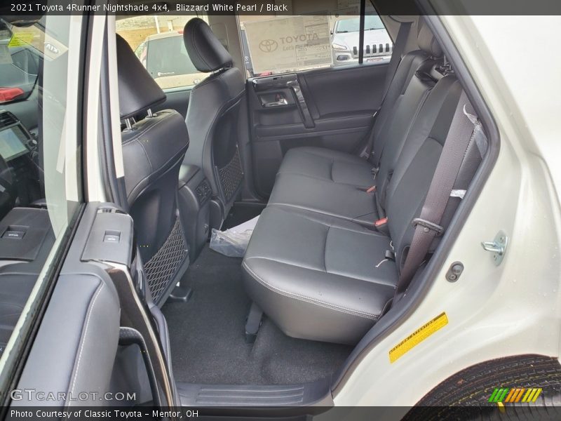 Rear Seat of 2021 4Runner Nightshade 4x4