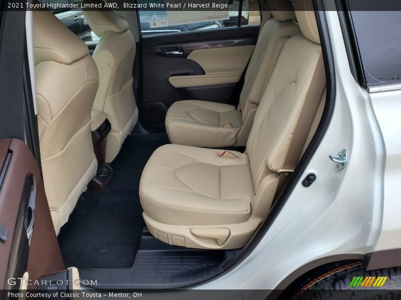 Rear Seat of 2021 Highlander Limited AWD