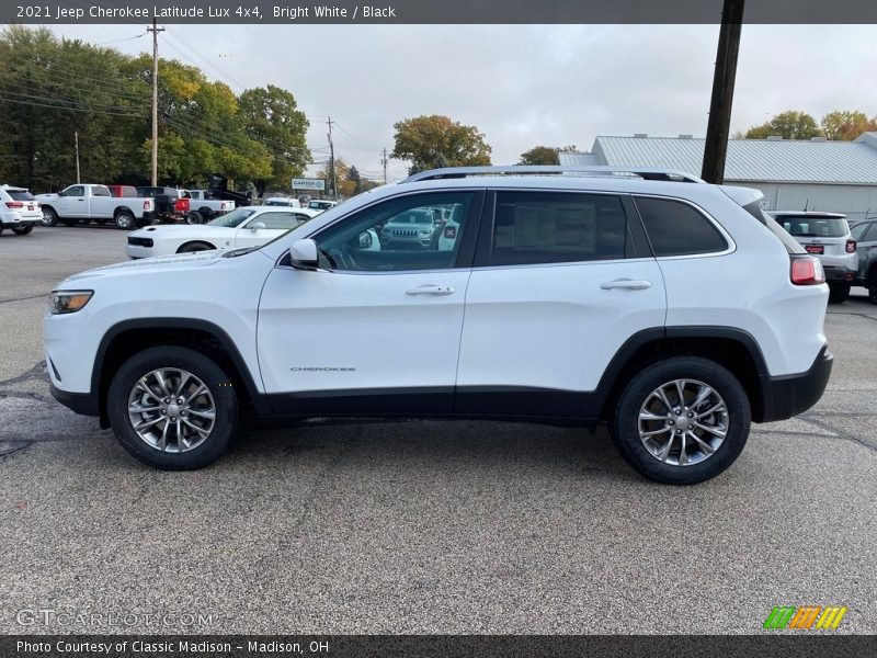 Bright White / Black 2021 Jeep Cherokee Latitude Lux 4x4