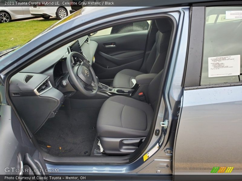 Celestite Gray Metallic / Black 2021 Toyota Corolla Hybrid LE