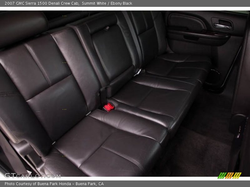 Summit White / Ebony Black 2007 GMC Sierra 1500 Denali Crew Cab