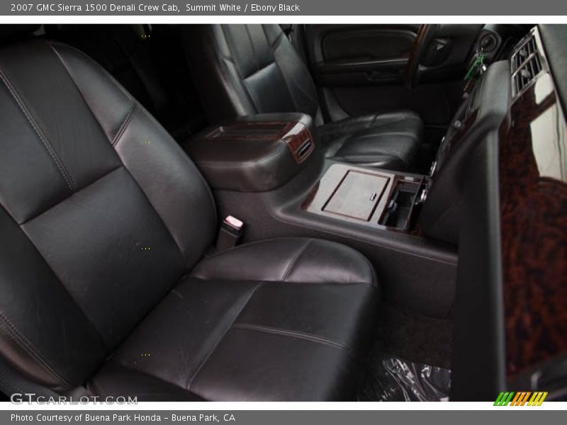 Summit White / Ebony Black 2007 GMC Sierra 1500 Denali Crew Cab