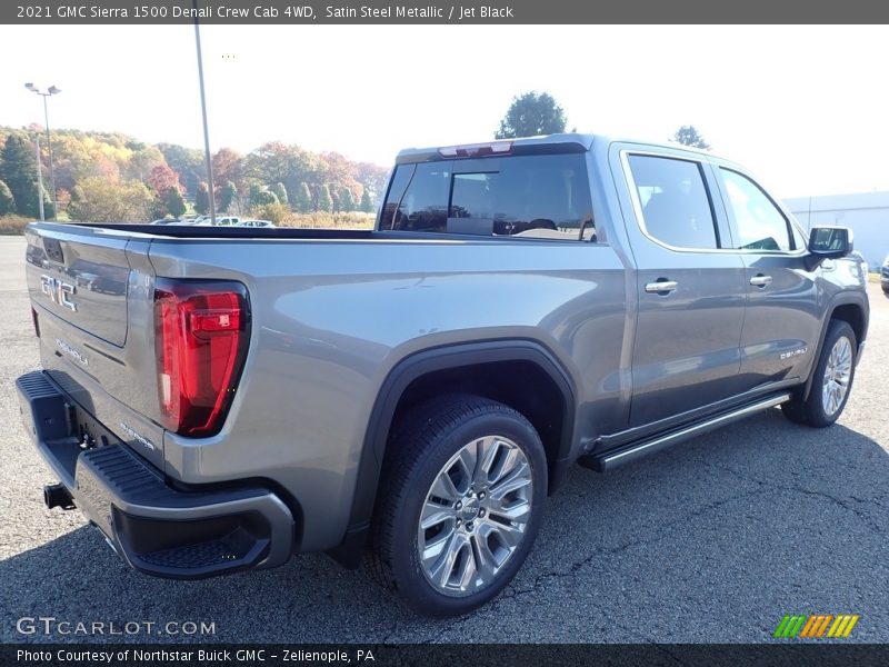 Satin Steel Metallic / Jet Black 2021 GMC Sierra 1500 Denali Crew Cab 4WD