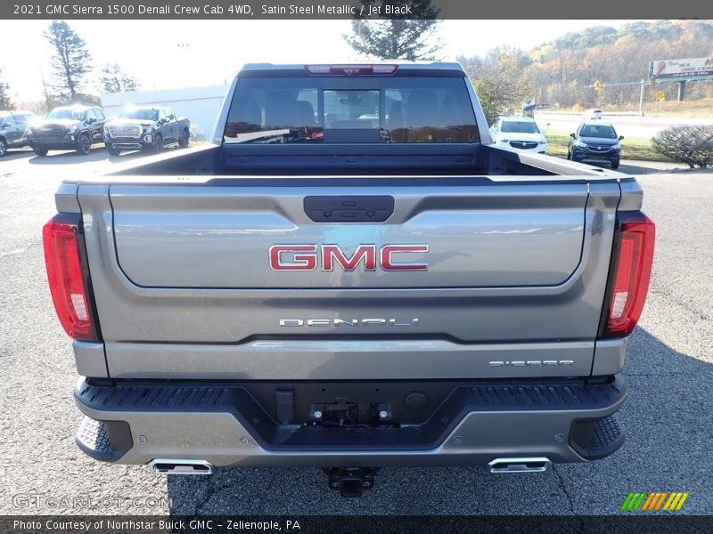 Satin Steel Metallic / Jet Black 2021 GMC Sierra 1500 Denali Crew Cab 4WD