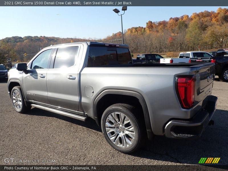 Satin Steel Metallic / Jet Black 2021 GMC Sierra 1500 Denali Crew Cab 4WD