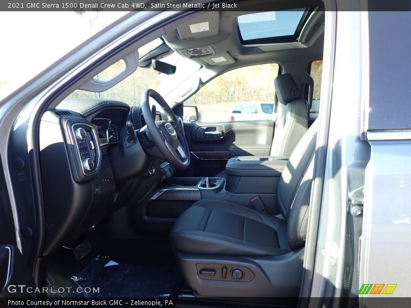 Satin Steel Metallic / Jet Black 2021 GMC Sierra 1500 Denali Crew Cab 4WD