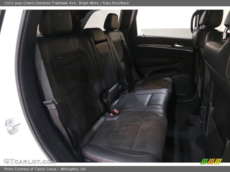 Bright White / Ruby Red/Black 2020 Jeep Grand Cherokee Trailhawk 4x4