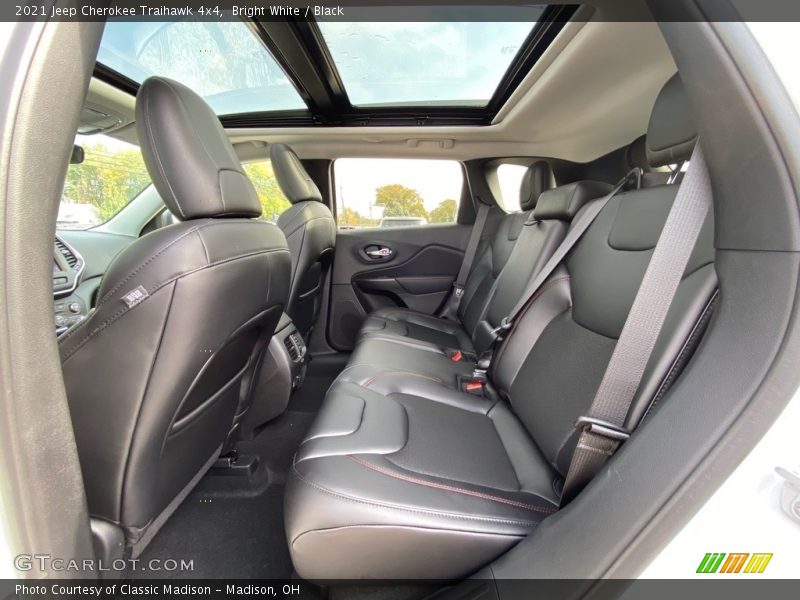 Rear Seat of 2021 Cherokee Traihawk 4x4