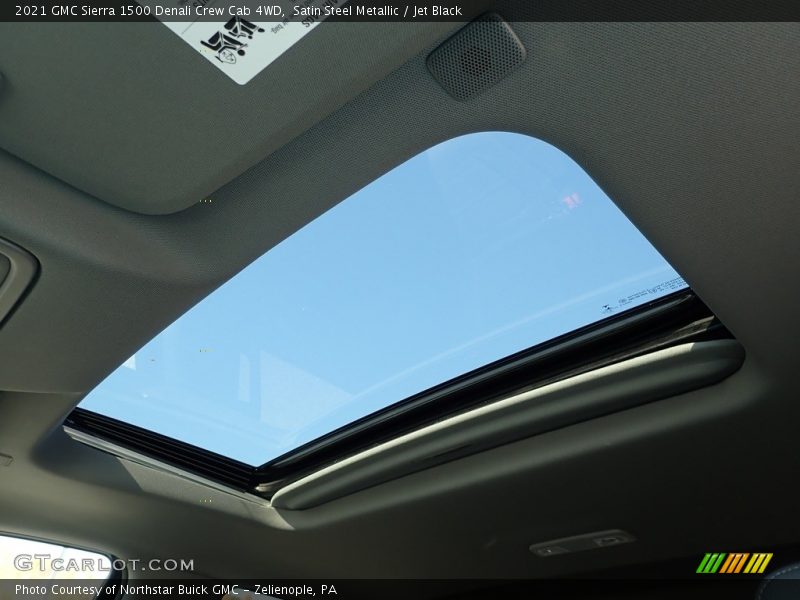 Satin Steel Metallic / Jet Black 2021 GMC Sierra 1500 Denali Crew Cab 4WD