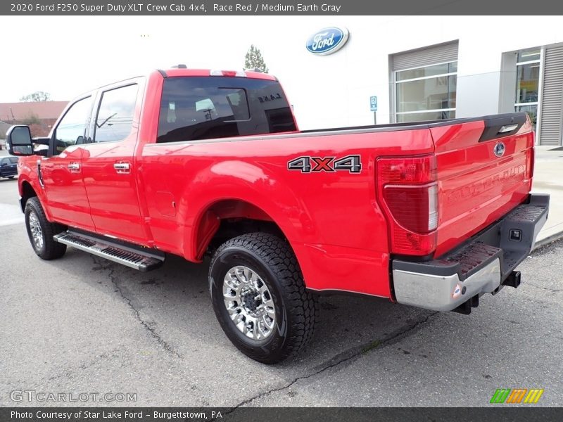 Race Red / Medium Earth Gray 2020 Ford F250 Super Duty XLT Crew Cab 4x4