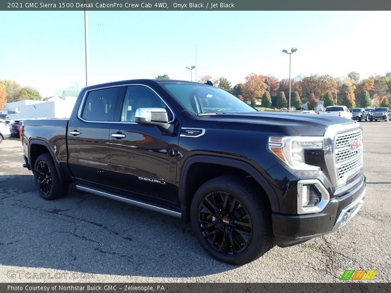 Onyx Black / Jet Black 2021 GMC Sierra 1500 Denali CabonPro Crew Cab 4WD