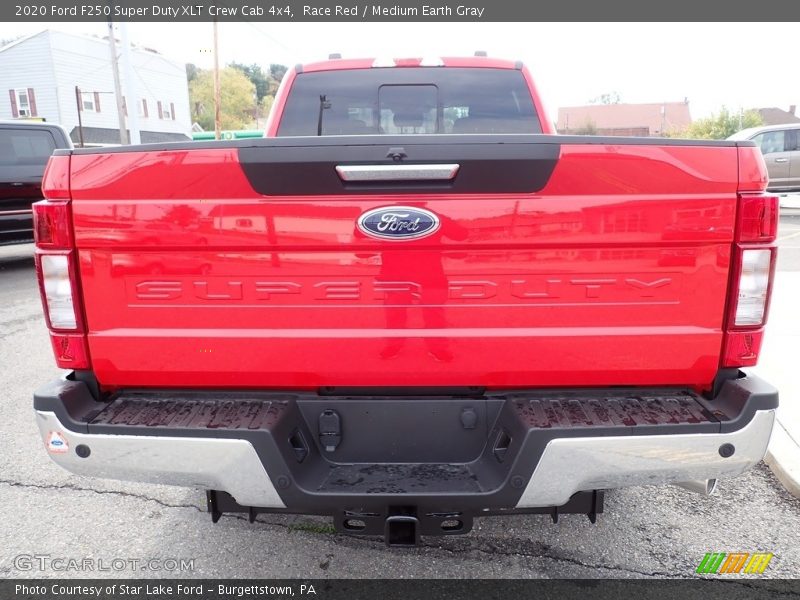 Race Red / Medium Earth Gray 2020 Ford F250 Super Duty XLT Crew Cab 4x4