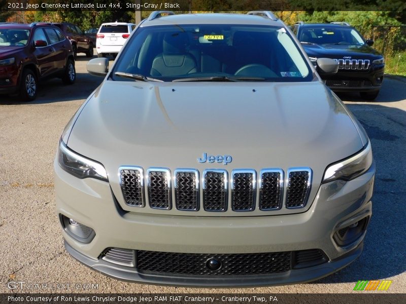 Sting-Gray / Black 2021 Jeep Cherokee Latitude Lux 4x4