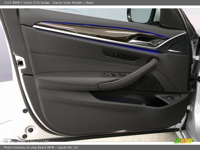 Glacier Silver Metallic / Black 2020 BMW 5 Series 530i Sedan
