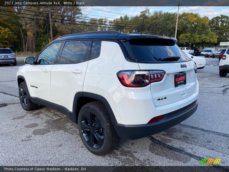 White / Black 2021 Jeep Compass Altitude 4x4