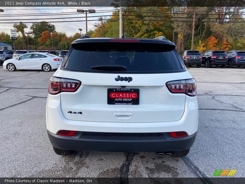 White / Black 2021 Jeep Compass Altitude 4x4
