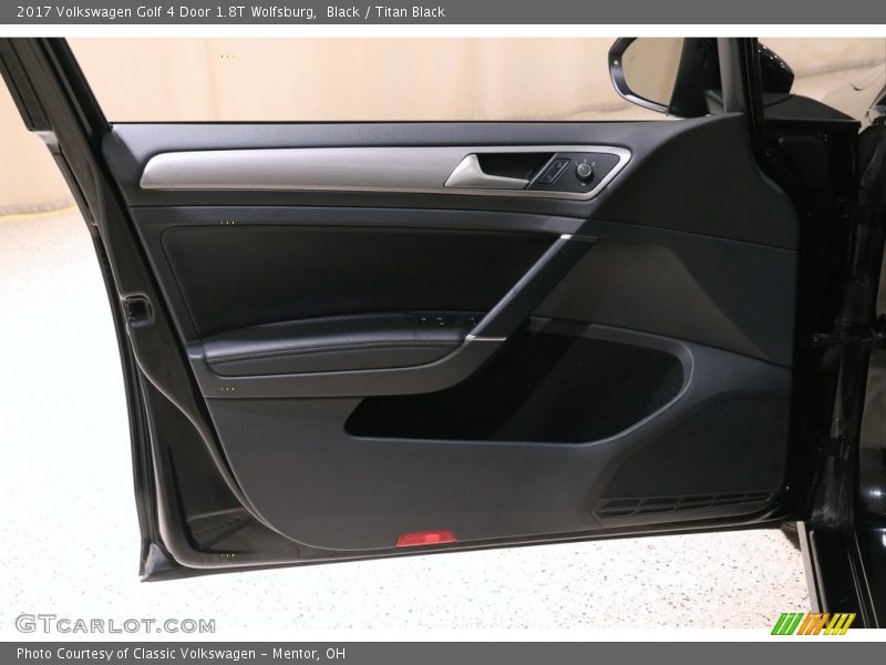 Black / Titan Black 2017 Volkswagen Golf 4 Door 1.8T Wolfsburg