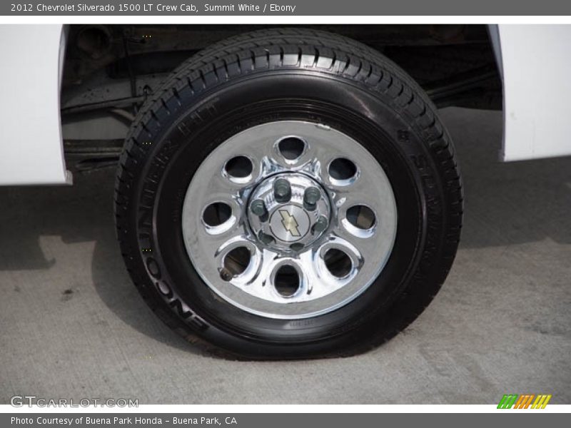 Summit White / Ebony 2012 Chevrolet Silverado 1500 LT Crew Cab