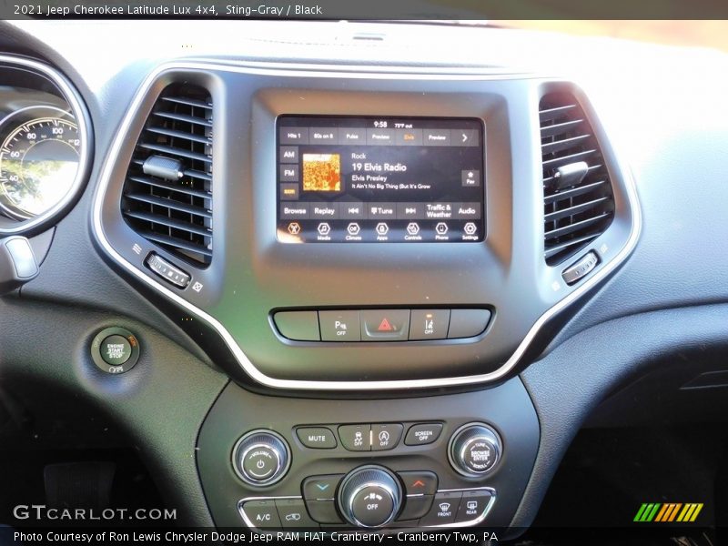 Controls of 2021 Cherokee Latitude Lux 4x4